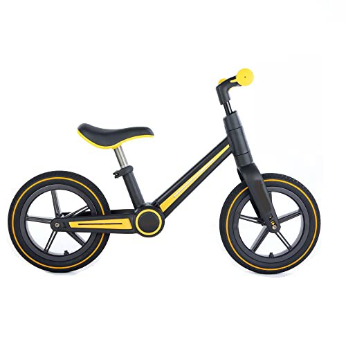 エムエム（M&M） 折りたたみ式ファーストバイク 12インチ イエロー プッシュバイク Ｆｏｌｄｉｎｇ Ｆｉｒｓｔ Ｂｉｋｅ １２