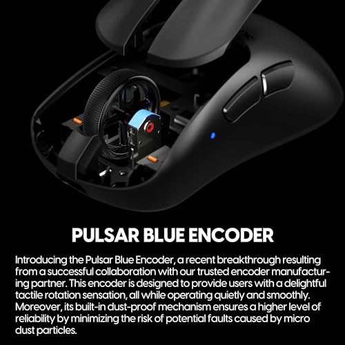 Pulsar Gaming Gears Xlite V3 Medium ワイヤレス ゲーミングマウス 超軽量 55グラム 1ms 26000 DPI Optical Sensor PAW3395 国内正規品