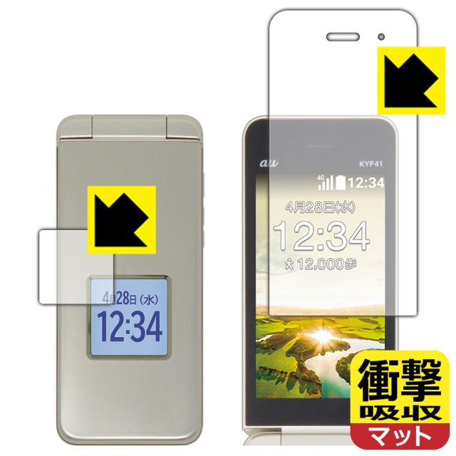特殊素材で衝撃を吸収 衝撃吸収【反射低減】保護フィルム かんたん
