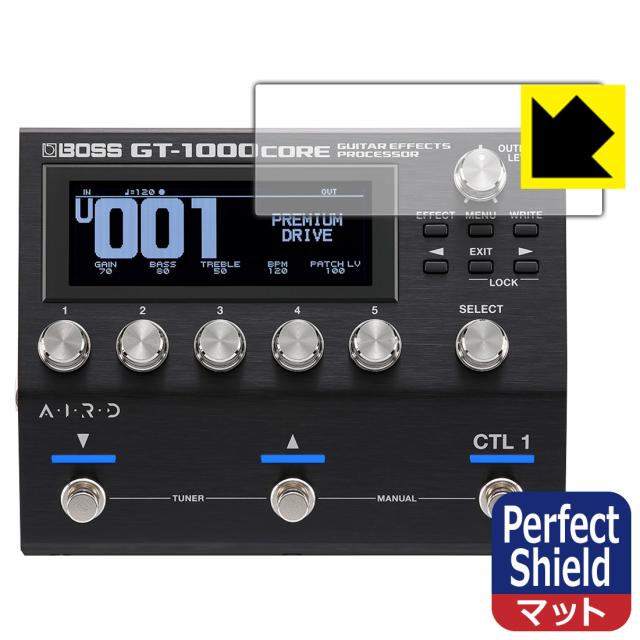 Perfect Shield【反射低減】保護フィルム BOSS GT-1000CORE (ディスプレイ用)【PDA工房】