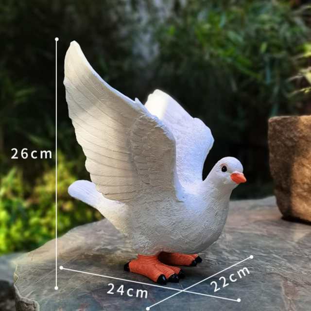 タイプ 鳩 置物 動物 マイクロ景観 樹脂オブジェ 室内の飾り おもちゃ ガーデンオーナメント 飾り物 庭