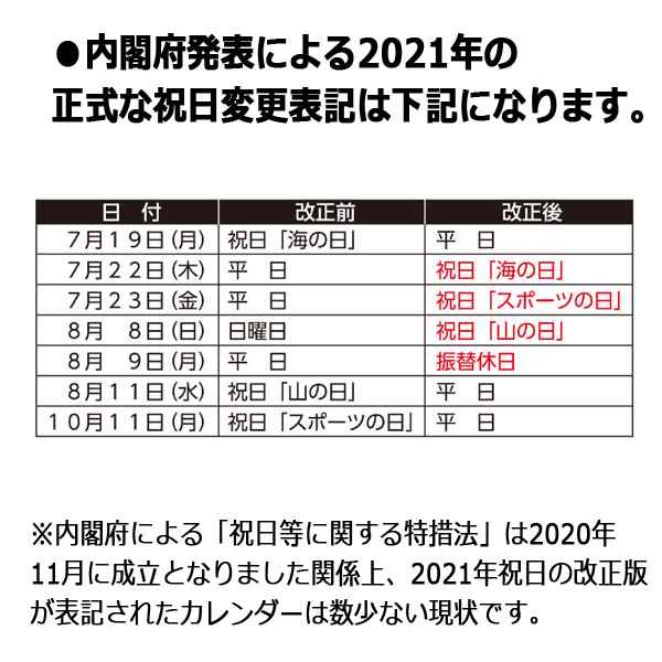 21年2月 22年3月壁掛け祝日改正表記スケジュールカレンダー 特大 インテリア 年間 スケジュール 日程 祭日 平日 休日 曜日 特大 部の通販はau Pay マーケット 株式会社ポニー