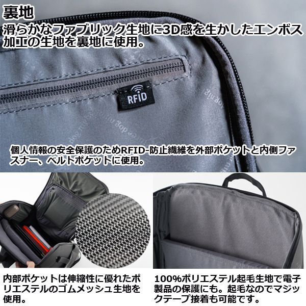 TDN27ポケットビジネスバックパック  (大容量 リュックサック サポートベルト付き 27個の収納スペース THREE DOG NIGHT)の通販は