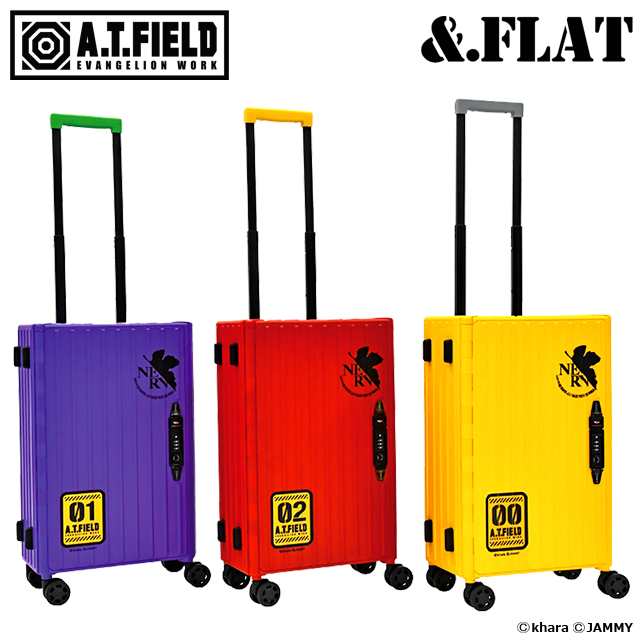 &.FLAT[アンドフラット]A.T.FIELD EVANGELION WORKコンパクトキャリーツールケース (弐号機 零号機 初号機 撥水加工)