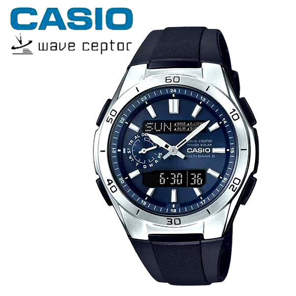 CASIO WaveCeptor ワールドタイム 10気圧防水 電波受信（CASIOウェーブセプターソーラー電波時計LIMITED WVA-M650-2AJF）_6