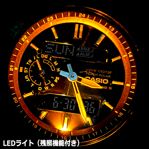 CASIO WaveCeptor ワールドタイム 10気圧防水 電波受信（CASIOウェーブセプターソーラー電波時計LIMITED WVA-M650-2AJF）_3