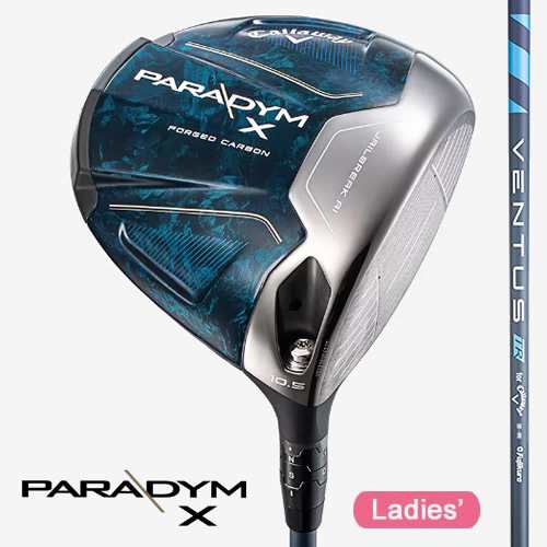 女性用 日本仕様 キャロウェイ 2023 PARADYM X パラダイムX ドライバー 純正カーボン VENTUS TR 4 for Callaway レディース