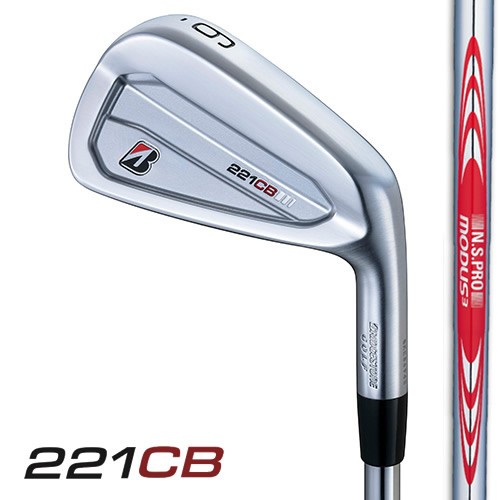 保証書無し商品 ブリヂストン 221CB #5-PW 6本 アイアンセット N.S.PRO MODUS3 TOUR120 スチール 日本仕様 【2022年 Bシリーズ】