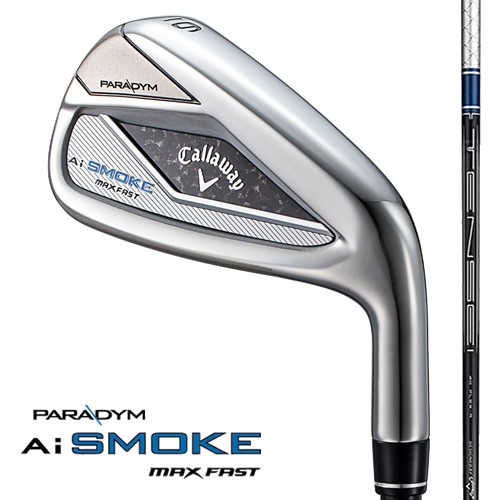 日本仕様 キャロウェイ PARADYM Ai SMOKE MAX FAST Aiスモーク マックス ファスト #6-PW 5本 アイアンセット TENSEI 40 for Callaway