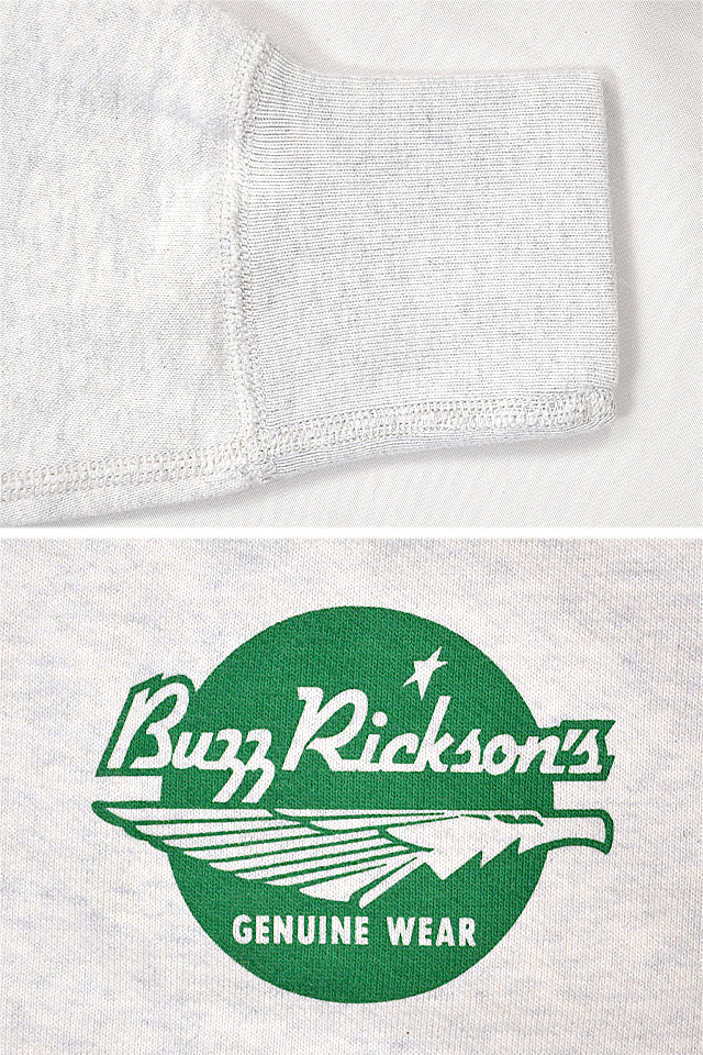 BUZZ×PEANUTS セットインクルーネックスウェット「AIR BORNE」 BUZZ RICKSON'S BR69072 バズリクソンズ スヌーピー_4