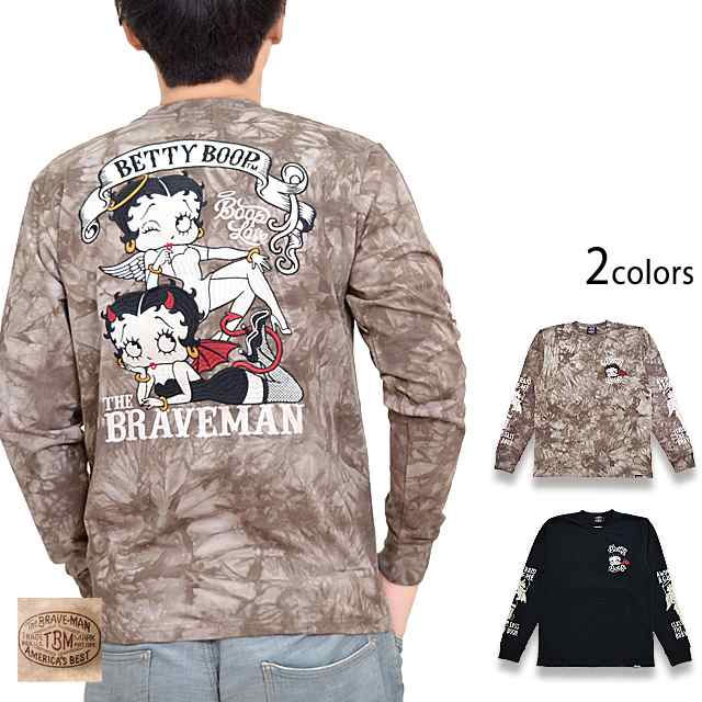 BR×BETTYコラボ ベア天竺ロングTシャツ The BRAVE-MAN BBB-2228 