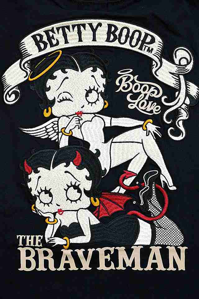 BR×BETTYコラボ ベア天竺ロングTシャツ The BRAVE-MAN BBB-2228