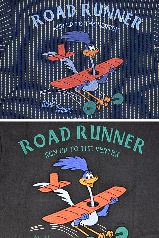 BR×LOONEYコラボ 天竺半袖Tシャツ The BRAVE-MAN LTB-2306 ブレイブマン 刺繍 ロードランナー バイカー_5