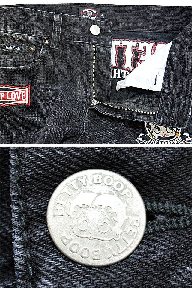 BR×BETTYコラボ デニムパンツ The BRAVE-MAN BBB-2348 ブレイブマン