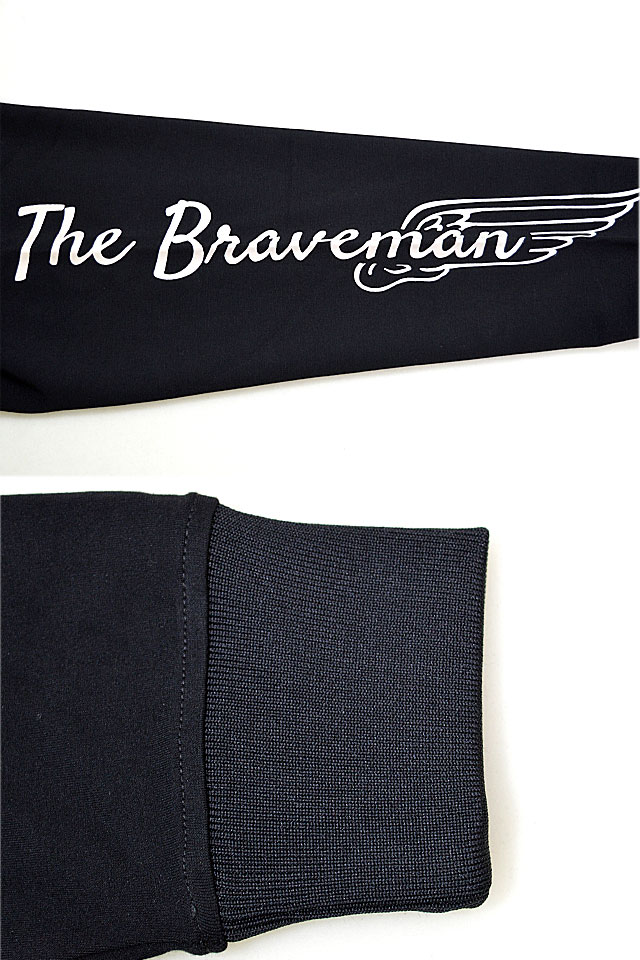 BR×BETTYコラボ ポンチロングパーカー The BRAVE-MAN BBB-2350 ブレイブマン ベティーちゃん 刺繍 ユニセックス BR×BETTYコラボ ポンチロングパーカー The BRAVE-MAN BBB-2350