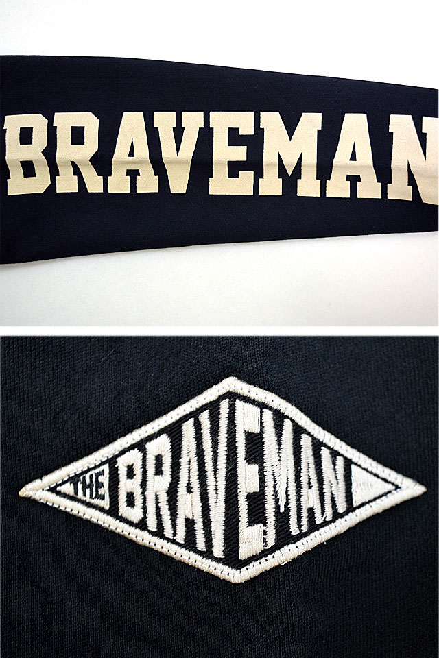 BR×LOONEYコラボ フルジップパーカー The BRAVE-MAN LTB-2317 ブレイブマン ワイリー・コヨーテ 刺繍 スウェット_4
