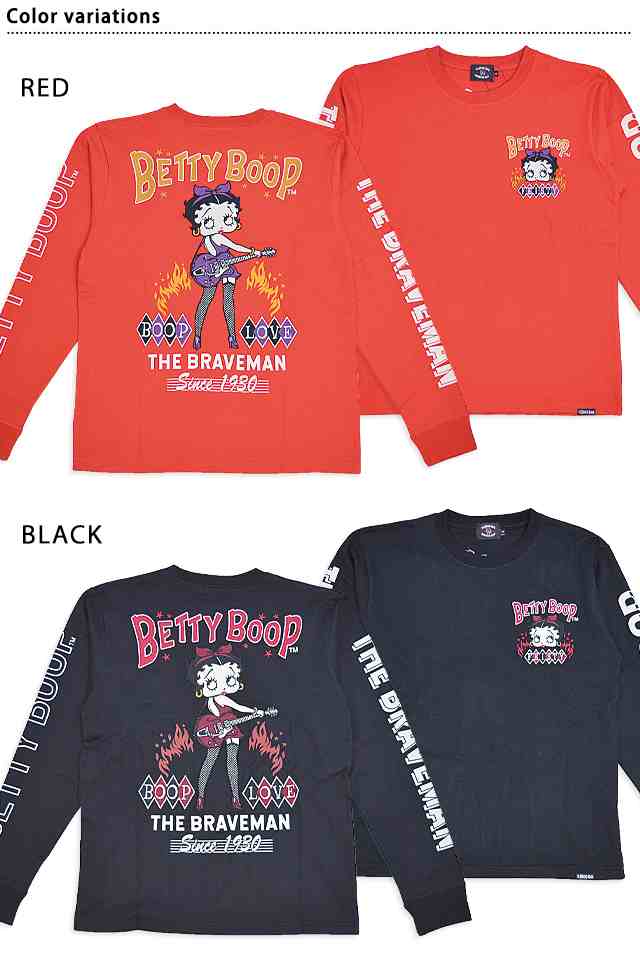 BR×BETTYコラボ 天竺ロングTシャツ The BRAVE-MAN BBB-2401 ブレイブ 