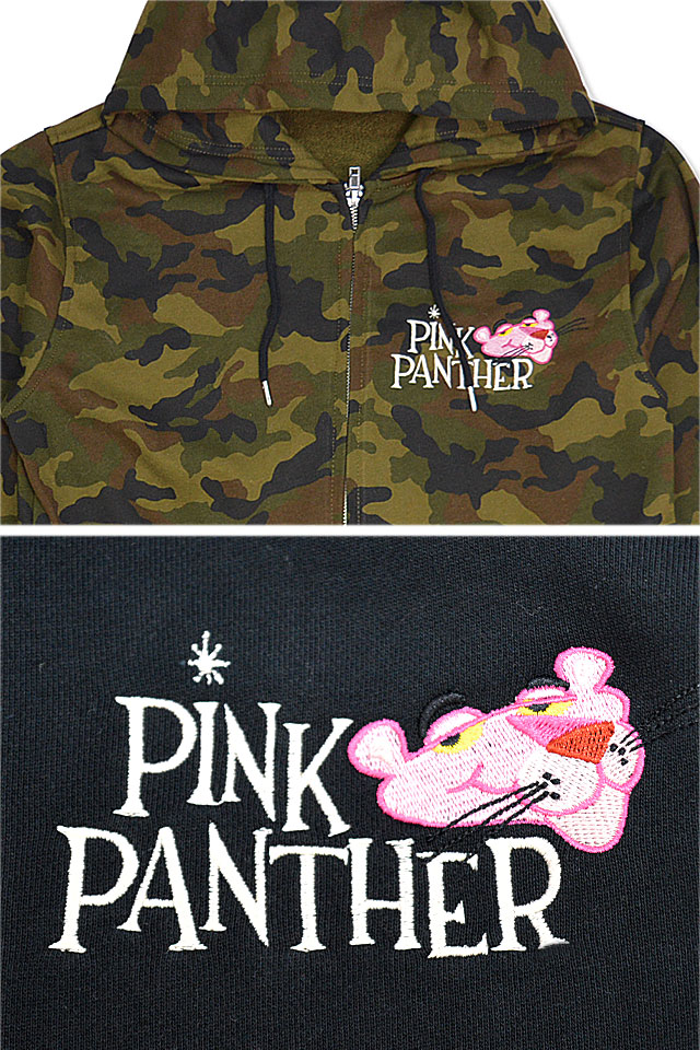 ピンクパンサー×フラッグスタッフ 裏毛スウェットパーカー Flagstaff