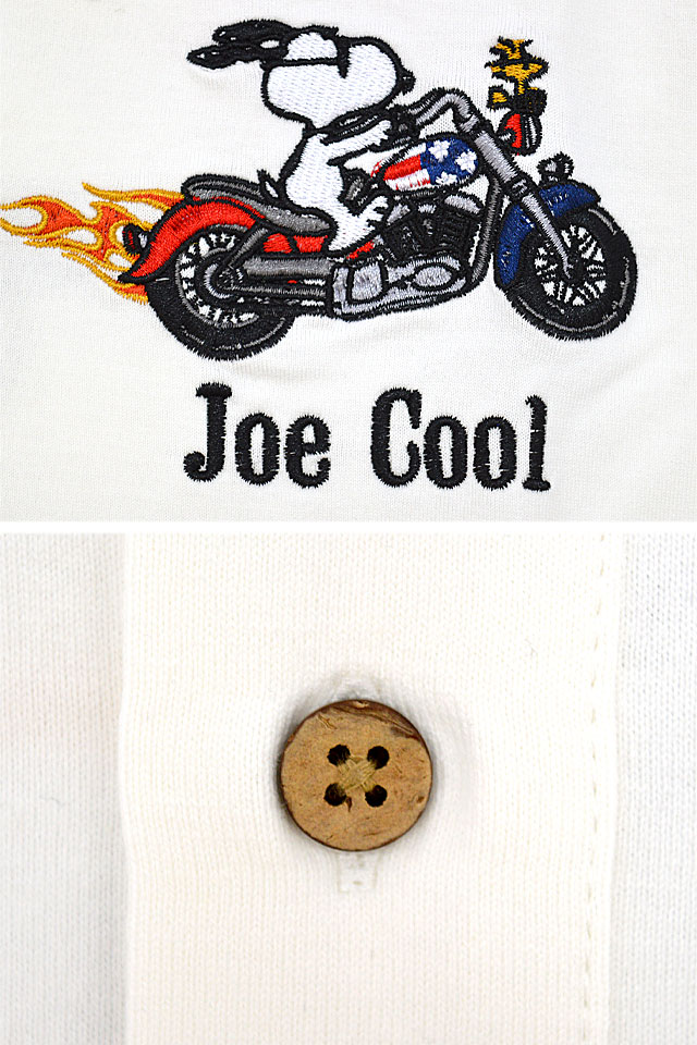 スヌーピー×フラッグスタッフ 半袖ポロシャツ Flagstaff 432032 刺繍