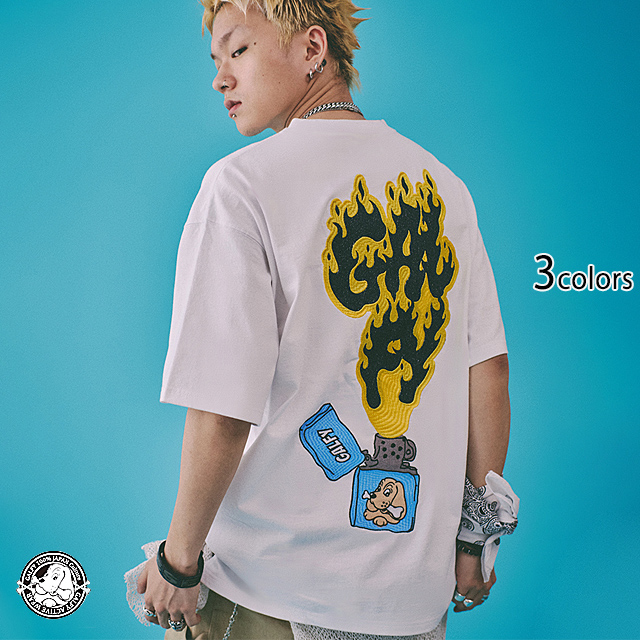 GAL着火FIRE Tee GALFY 142063 ガルフィー ゆったりめ オーバーサイズ ユニセックスの通販は 7,213円