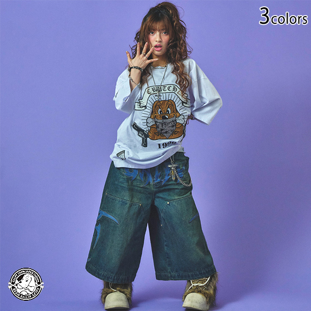 アウトローガールTee GALFY 152076 ガルフィー ゆったりめ オーバーサイズ ユニセックス