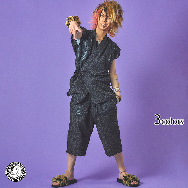 部族長甚平 GALFY 152078 ガルフィー ユニセックス オーバーサイズ ゆったりめ セットアップ