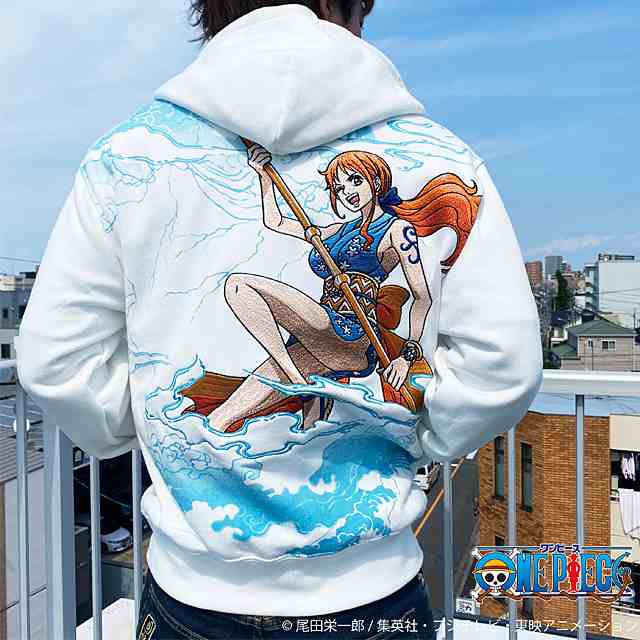 絡繰魂×ONE PIECE おナミスウェットジップパーカー「ナミ」 絡繰魂