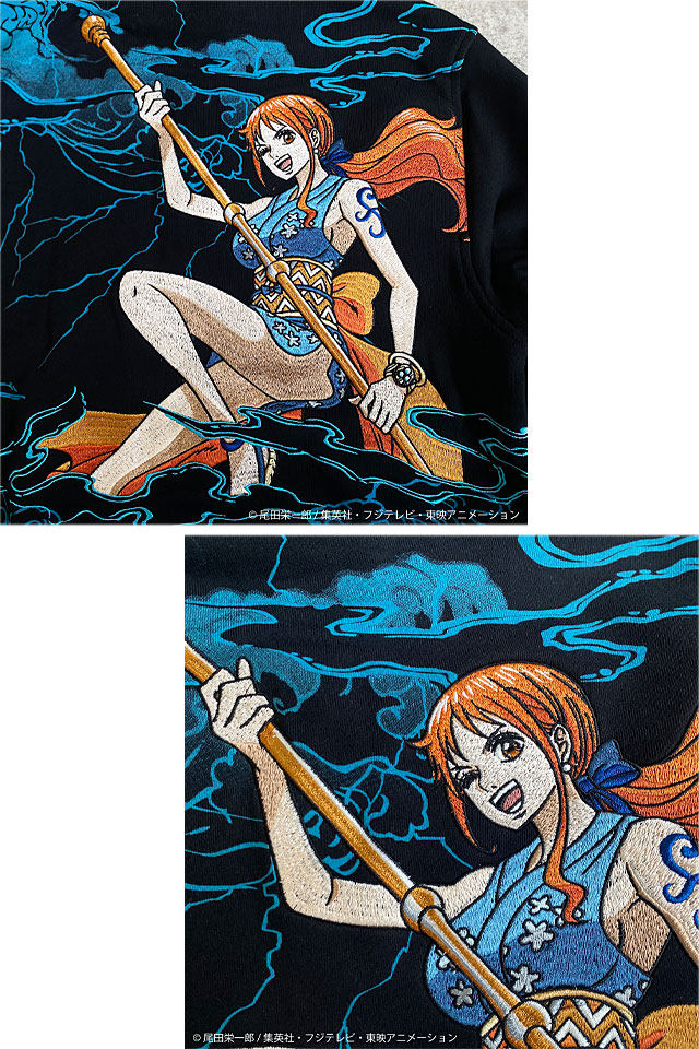 絡繰魂×ONE PIECE おナミスウェットジップパーカー「ナミ」 絡繰