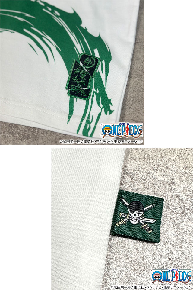絡繰魂×ONE PIECE 【ゾロ】海賊狩りの半袖Tシャツ 絡繰魂 252095 和柄 
