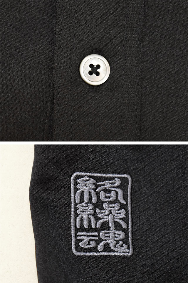 月光龍TAYUTAI[揺蕩い]シャツ 絡繰魂 262027 和柄 和風 刺繍 竜 ドラゴン からくり_5