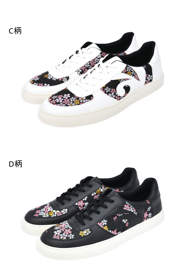 セール，格安 絡繰魂 和柄 金蘭スニーカー KARAKURI カラクリ魂