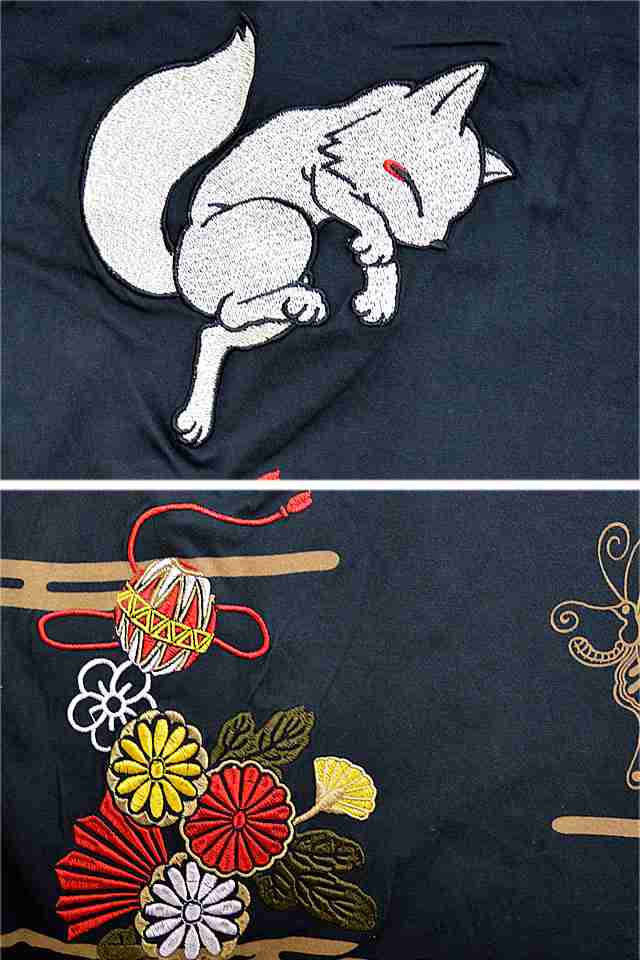 小紋柄ロングtシャツ 今昔 Klt 004a 和柄 和風 狐 きつね キツネ 長袖tシャツ ロンt 刺繍 菊 蝶 こんじゃくの通販はau Pay マーケット 和柄専門店 サクラスタイル