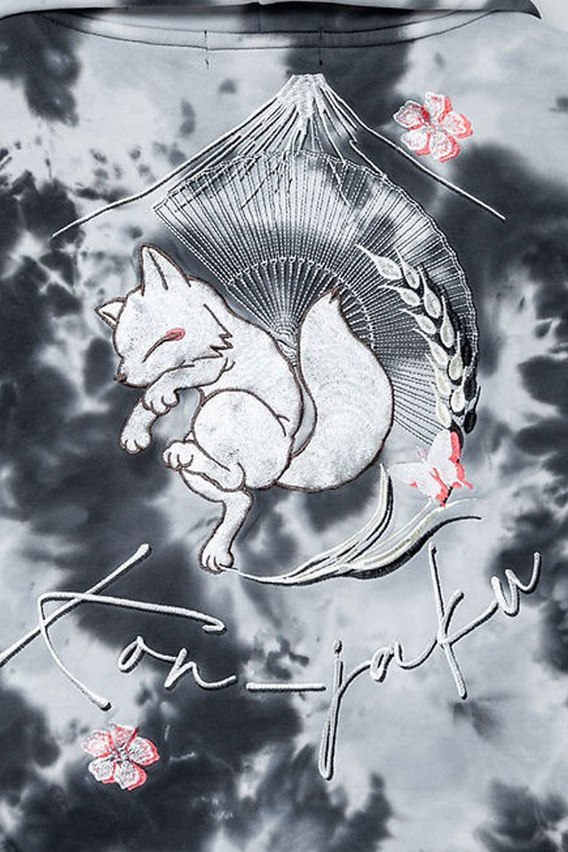 今昔 狐 パーカー 公式サイト】今昔-KON-JAKU-｜和柄、刺繍、狐