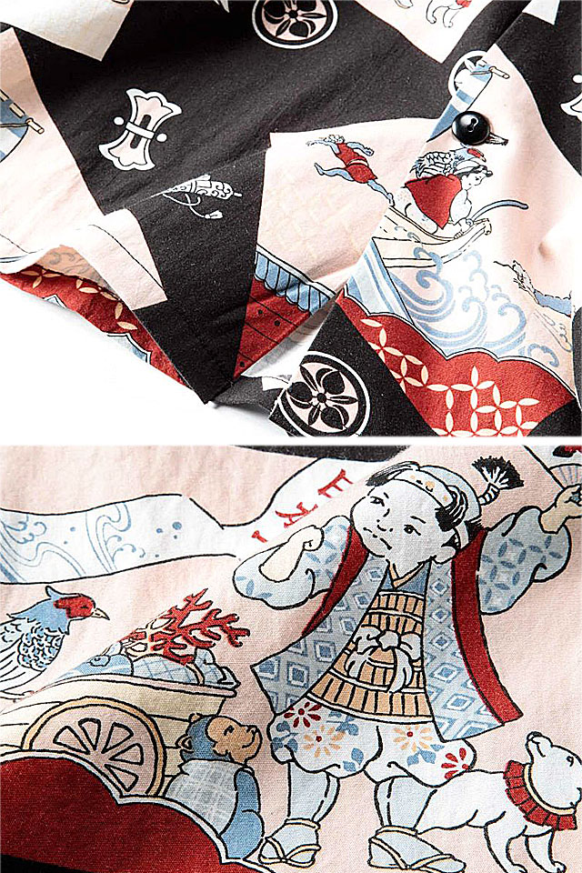 桃太郎ハワイアンシャツ 桃太郎ジーンズ 06-106 MOMOTARO JEANS 日本製