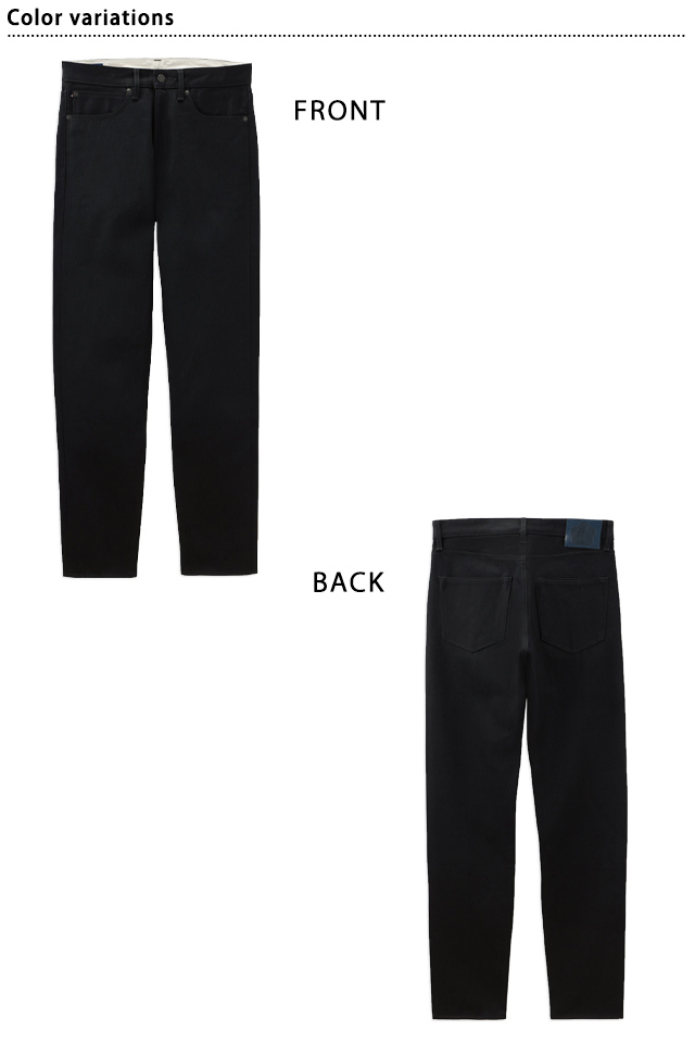 #200 STANDARD TAPERED 14.7oz スタンダードテーパード ジッパーフライジーンズ・ブラック 桃太郎ジーンズ MMJZ1200 MOMOTARO jEANS