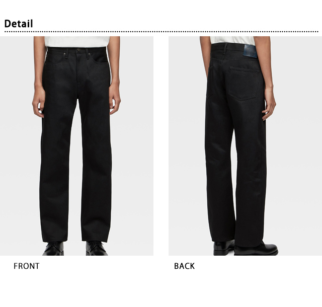 #100 STANDARD STRAIGHT 14.7oz スタンダードストレート ジッパーフライジーンズ・ブラック 桃太郎ジーンズ MMJZ1100 MOMOTARO JEANS