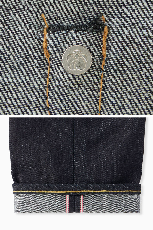 #200 STANDARD TAPERED 14.7oz スタンダードテーパードジッパーフライジーンズ・インディゴ 桃太郎ジーンズ MMJZ0200 MOMOTARO JEANS