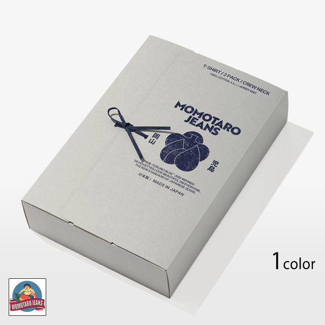 2-PACKラウンドボディ半袖Tシャツ 桃太郎ジーンズ MMTS6031 MOMOTARO JEANS 日本製