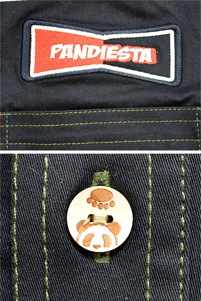 宇宙警備隊シャツ PANDIESTA JAPAN 541852 パンディエスタジャパン パンダ 刺繍_4