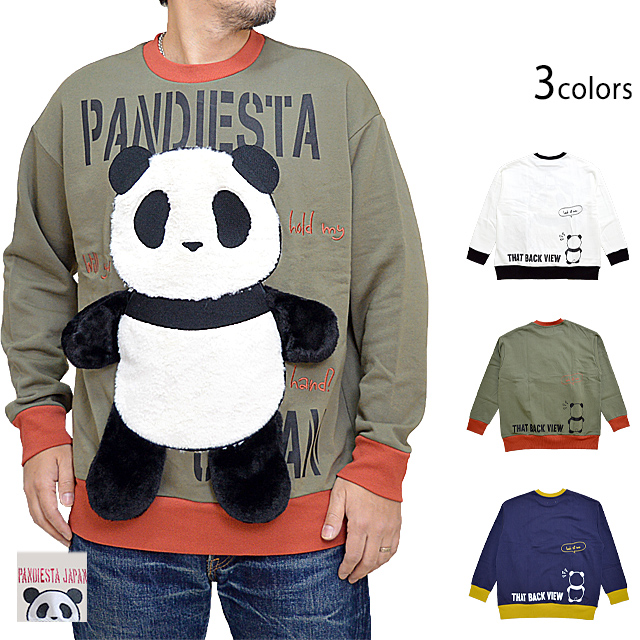 飛び出しパンダBIGスウェット PANDIESTA JAPAN 561472 パンディエスタジャパン スエット トレーナーの通販は