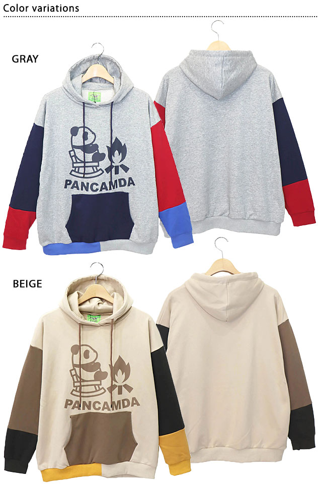 PANCAMDA クレイジープルパーカー PANDIESTA JAPAN 592365 パンディエスタジャパン パンダ アウトドア_1