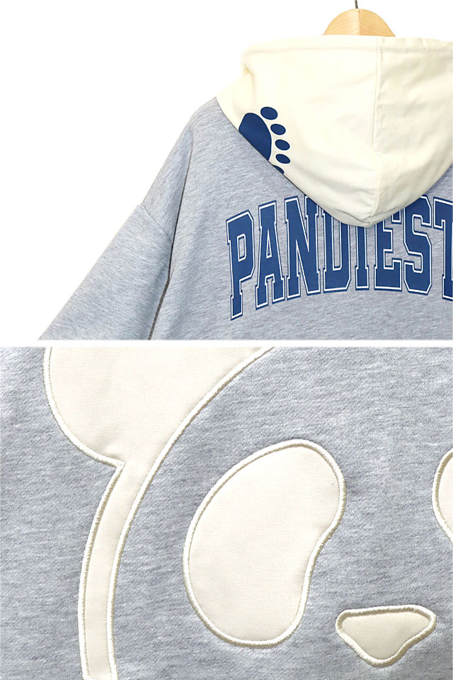 フェイクレイヤードBIGプルパーカー PANDIESTA JAPAN 513951 パンディエスタジャパン スウェット 重ね着風_4