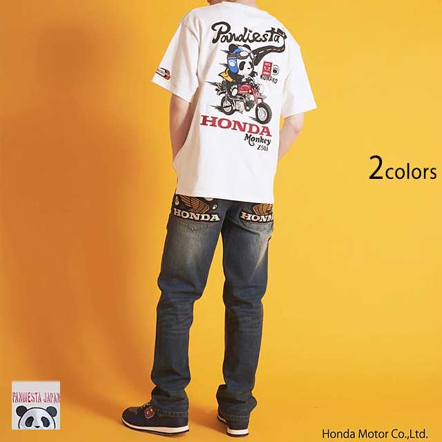 HONDA×PANDIESTA Monkey Z50J半袖Tシャツ PANDIESTA JAPAN 523500