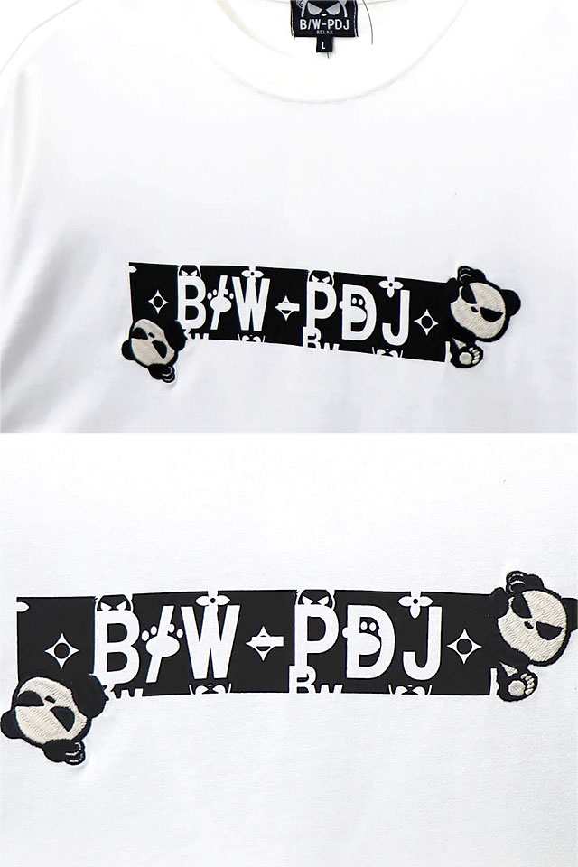 B/W-PDJ RELAXシリーズ モノグラムルーズシルエットTシャツ PANDIESTA 