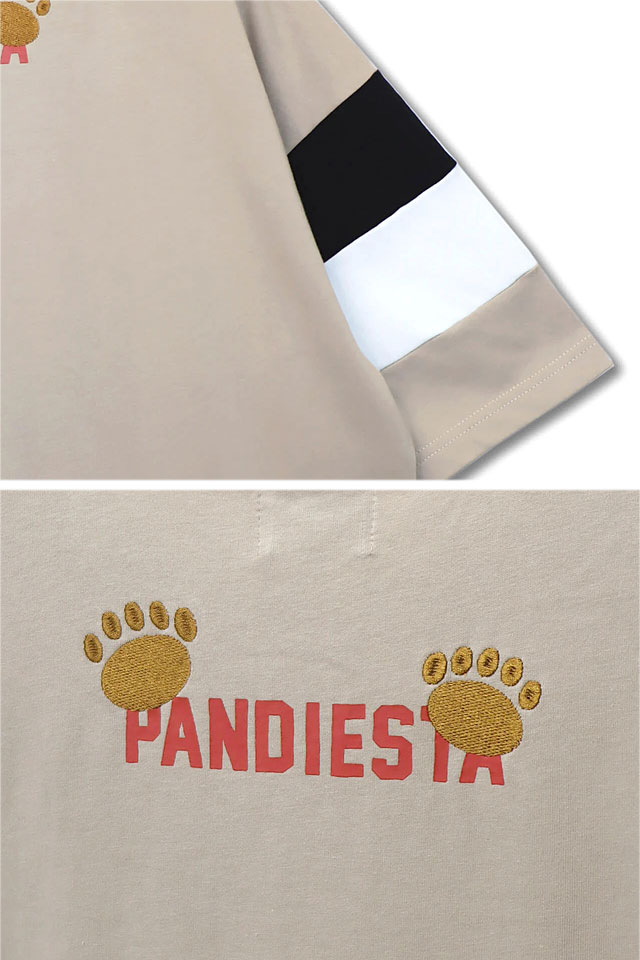 睡眠パンダBIGポロシャツ PANDIESTA JAPAN 523108 パンディエスタジャパン オーバーサイズ ゆったりめ ユニセックス_4