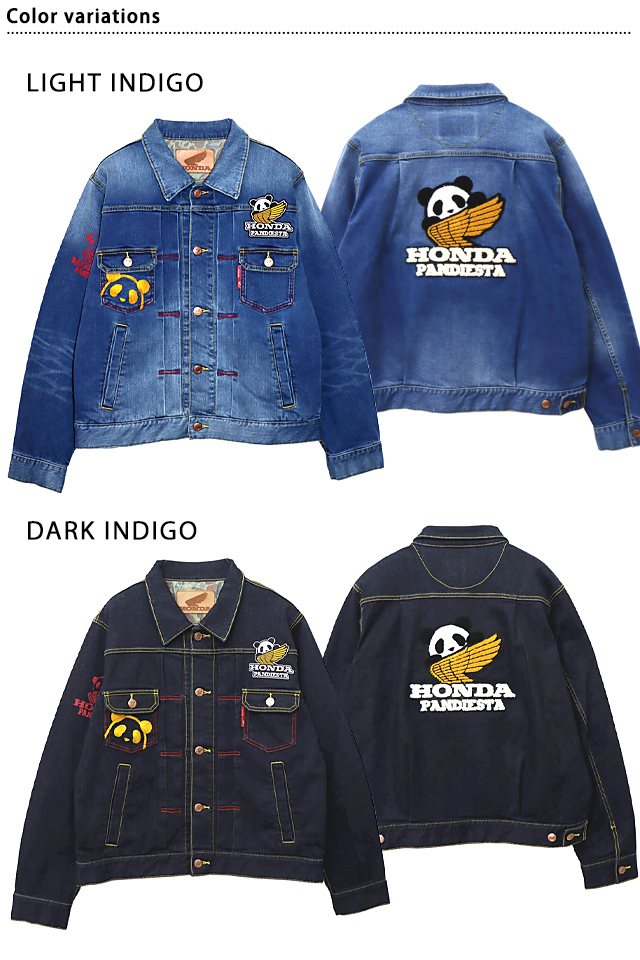 PANDIESTA ✖️HONDA インディゴデニム長袖シャツ L パンディエスタ