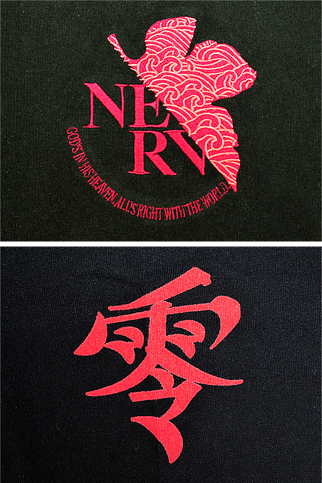 EVANGELION×錦 綾波満桜華半袖Tシャツ 錦 554218 和柄 和風 エヴァンゲリオン 刺繍_3