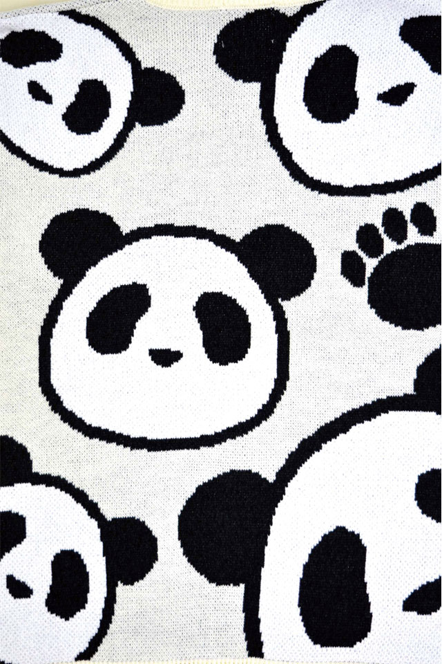 モールジャガードパンダセーター PANDIESTA JAPAN 564212 パンディエスタジャパン ニット ユニセックス