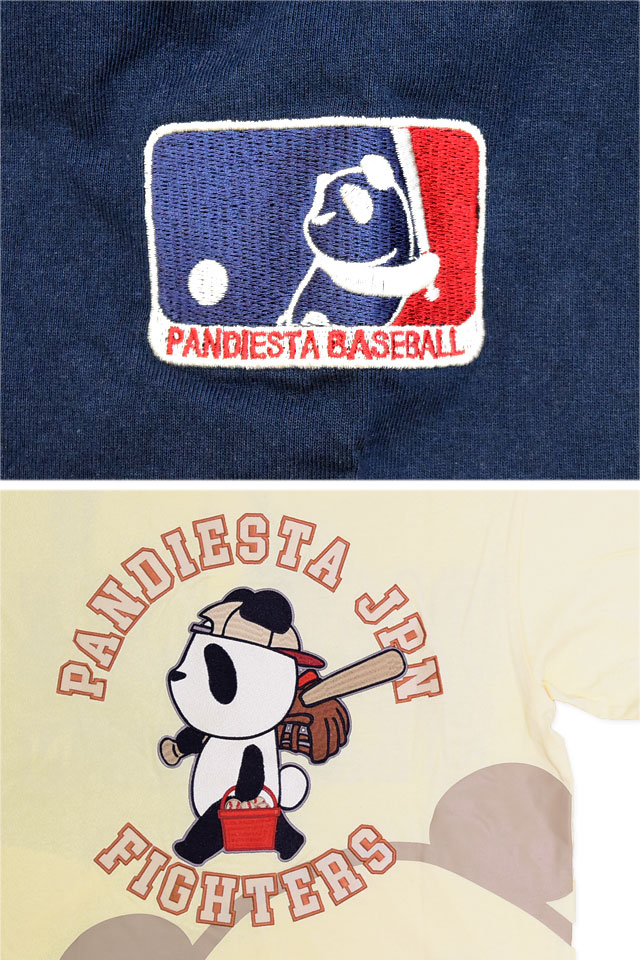 PDJファイターズベースボールシャツ PANDIESTA JAPAN 585201 パンディエスタジャパン パンダ 野球_5