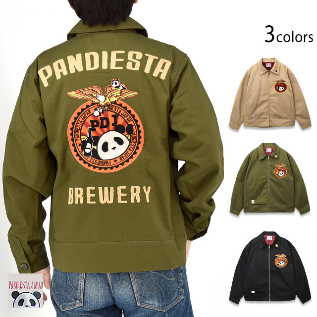 パンダブルワリーツイルワークジャケット PANDIESTA JAPAN 595202 パンディエスタジャパン ミリタリー アーミー